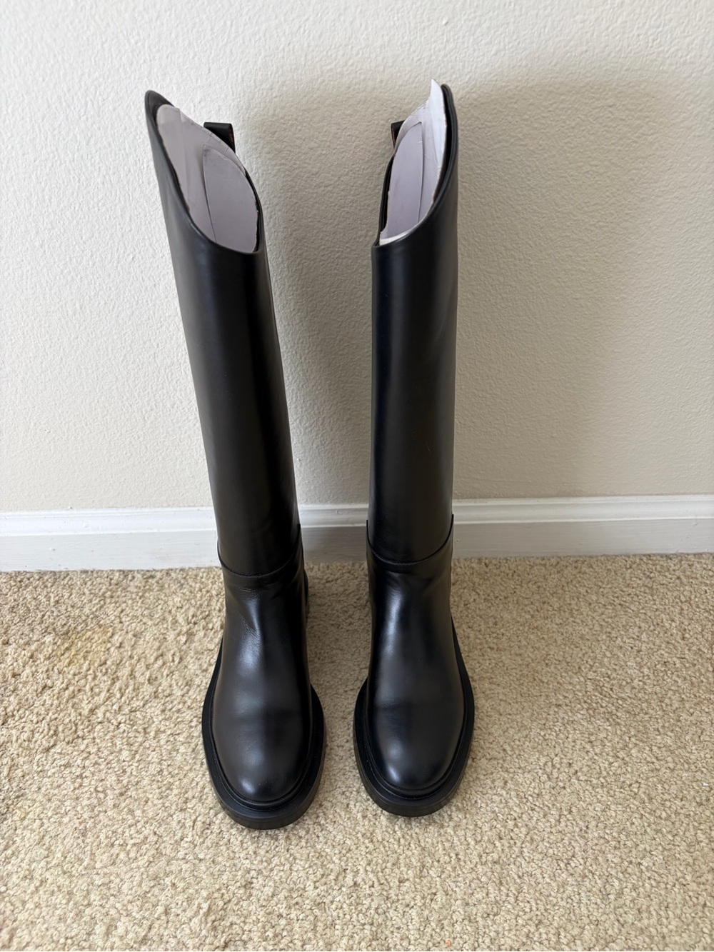 Women's Black Tall Riding Boots